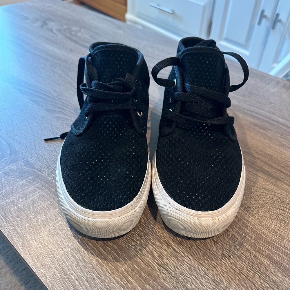 Vans Black Mesh Sneakers